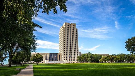 North Dakota State Capitol Photograph by David Penman