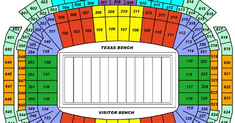 reliant stadium seating chart