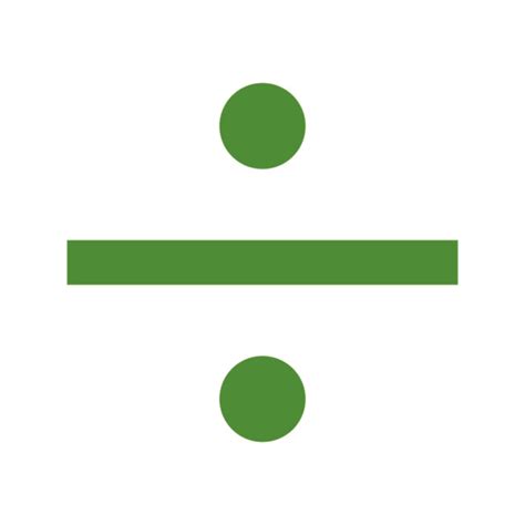 Division Symbols Clip Art