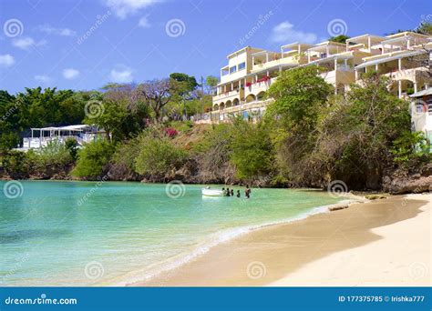 Morne Rouge Beach in Grenada, Caribbean Editorial Image - Image of ...