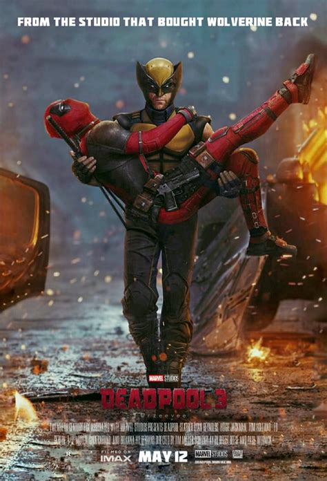 Deadpool 3 Movie Poster an edit by me and original art by @spdrmnkyiii ...