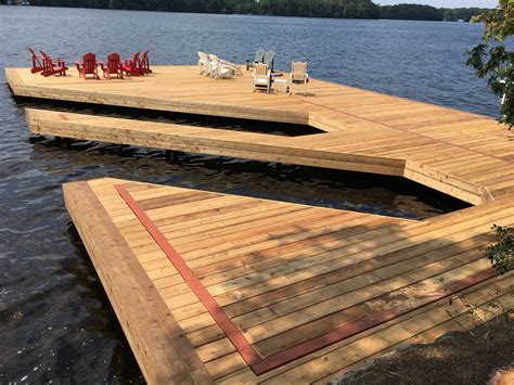 Beautiful dock built by Ledger Steel Systems Inc. Designed by t-squared design studio. | Cottage ...