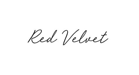 Red Velvet Font Free Download - Font XS