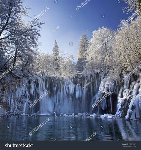 Plitvice Lakes Of Croatia (Hrvatska) - National Park In Winter Stock Photo 157776185 : Shutterstock