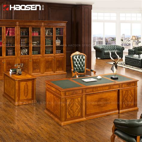 China Business New Design Sale High Gloss Wooden Ceo Executive Luxury Office Desks Classic ...