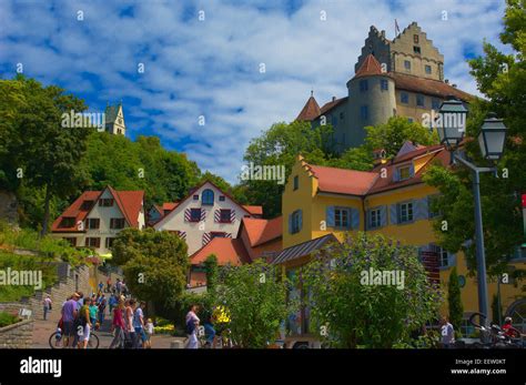 Meersburg, Castle, Lake Constance, Bodensee, Baden-Wuerttemberg, Germany, Europe Stock Photo - Alamy