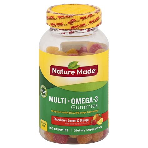 Nature Made Multivitamin + Omega 3 Gummies, 140 Count - Walmart.com