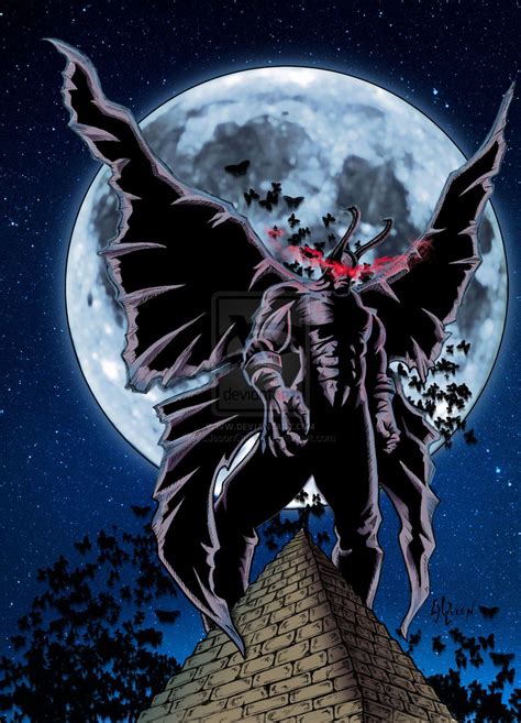 2012 Mothman by LJasonQueen on DeviantArt | Mothman, Horror art, Cryptozoology