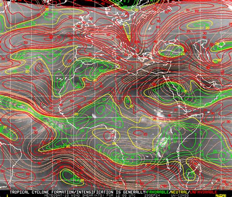 East Atlantic - Deep-Layer Wind Shear - Latest Available - Large Scale