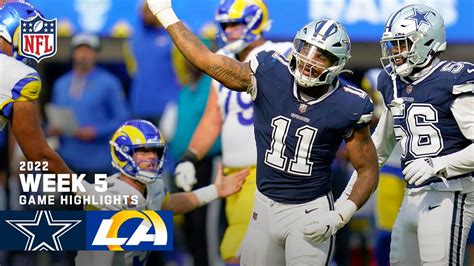 Dallas Cowboys vs. Los Angeles Rams | 2022 Week 5 Game Highlights - Win Big Sports