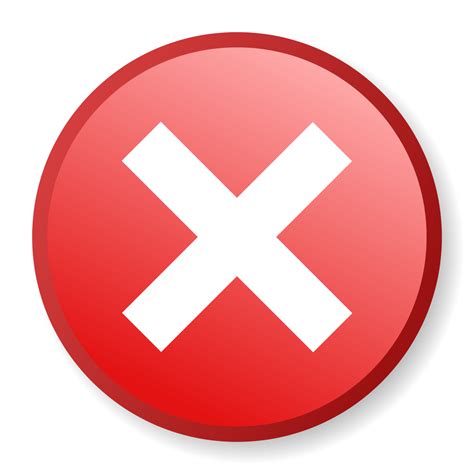 Delete Red X Button PNG Free Download | PNG All