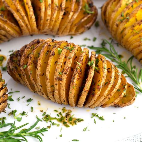 Crispy Hasselback Potatoes - Borrowed Bites