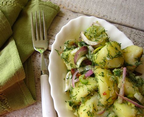 Ikaria-Style Healthy Potato Salad with Dill, Scallions, and Onions ...