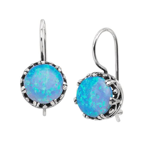 Blue Opal Earrings