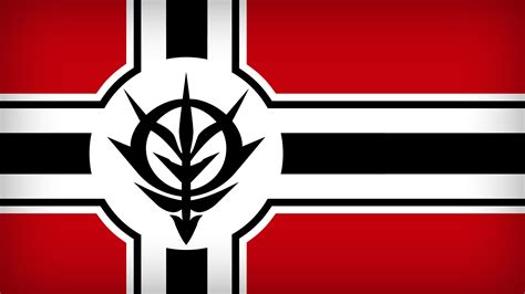 flag of the Principality of Zeon from Mobile Suit Gundam : vexillology