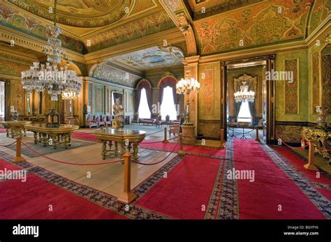 Interior of Beylerbeyi Palace, Istanbul Turkey Stock Photo - Alamy