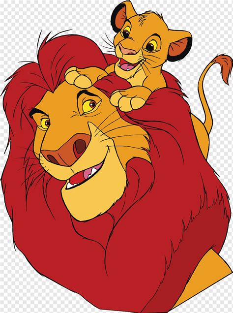 The Lion King and Simba illustration, Simba Mufasa Scar Shenzi Lion, the lion king, mammal, food ...