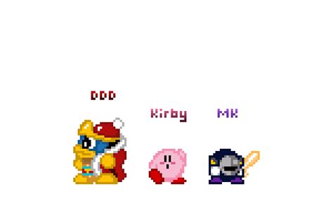 Pixilart - Kirby's Adventure Sprites Recolored by Marshmaiiow