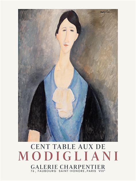 "Amedeo Modigliani Art Exhibition Poster" Poster for Sale by SlrPrnt | Redbubble