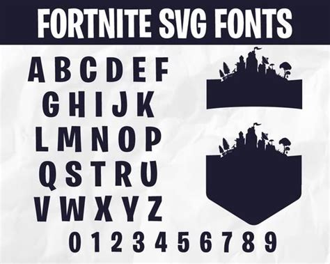 fortnite lettertype - Google zoeken | Fortnite, Clip art, Etsy