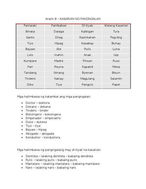 71 [pdf] KASINGKAHULUGAN WORKSHEET GRADE 1 PRINTABLE HD DOCX DOWNLOAD ...