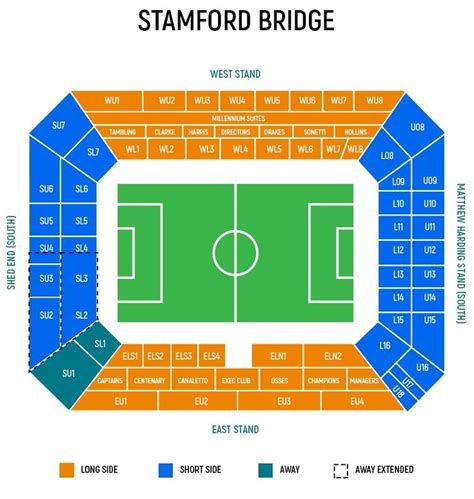 Stamford Bridge Stadium Map and Plan