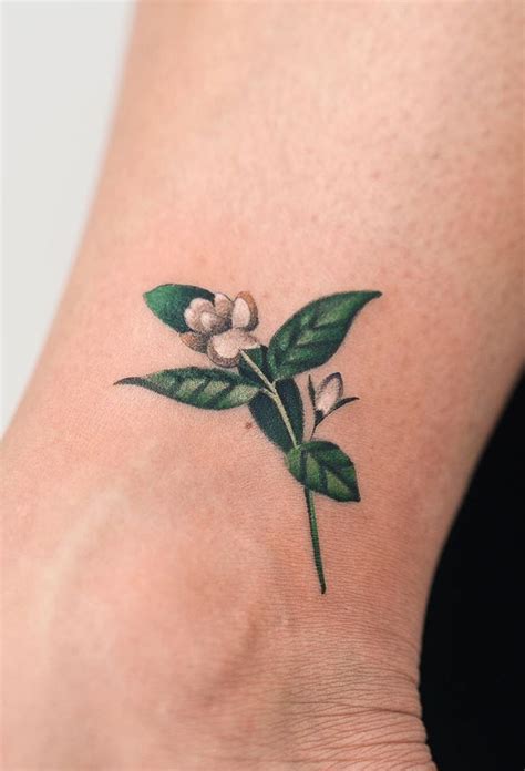 30 Awesome Flower Tattoos Every Women Would Want - Link A Daily | Jasmine flower tattoos ...