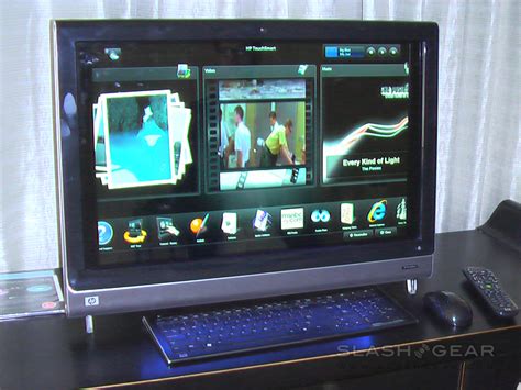 HP TouchSmart IQ800 media PC: Video Demo - SlashGear