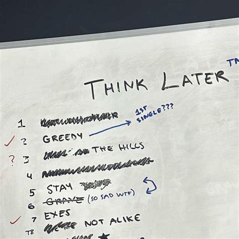 Tate McRae teases ‘THINK LATER’ track list : r/popheads