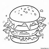 Adorable Hamburger Coloring Page  Pagescom sketch template