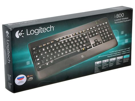 Logitech K800 Wireless Illuminated Keyboard Radio Keyboard German, QWERTZ, Windows® Black ...