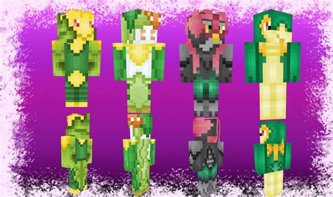 Pokemon Minecraft Skins - Pack 3 by PandaYancham on DeviantArt