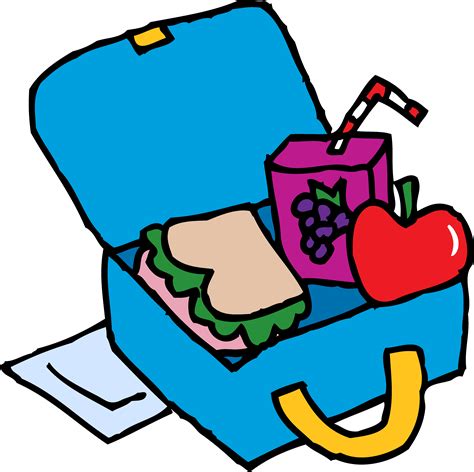 School Lunch Box Clip Art | Clipart Panda - Free Clipart Images | Cute lunch boxes, Lunch box ...