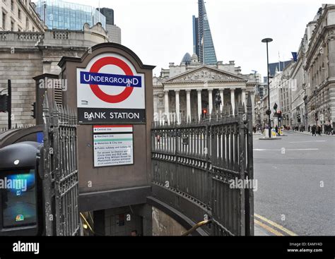 BANK UNDERGROUND STATION LONDON CITY UK Stock Photo - Alamy