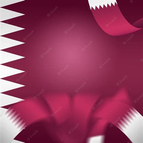 Premium Photo | Qatar flag background