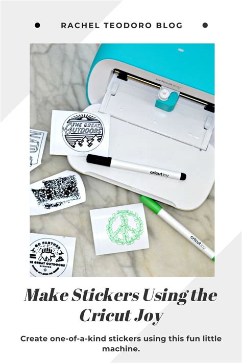 How to Make Stickers Using the Cricut Joy