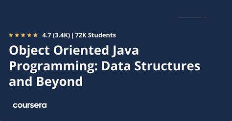 Object Oriented Java Programming: Data Structures and Beyond Specialization [5 courses] (UCSD ...