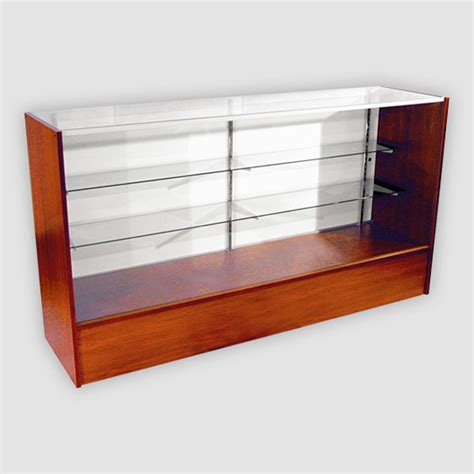 Wood Full Vision Showcase | Wood Full Vision Display Case | Store Fixtures And Supplies