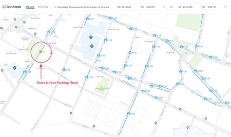 2024 Map of Free Parking in Cambridge, MA - SpotAngels