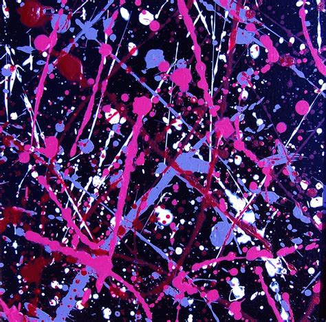 Violet and Pink Paint Splatter II Photograph by Linda Brody | Fine Art America