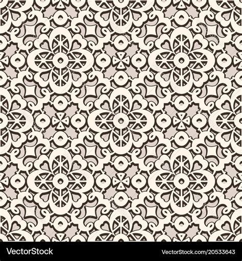 Vintage lace texture seamless pattern Royalty Free Vector