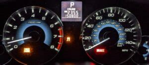 Subaru Vehicle Dynamics Control Warning Light Comes On