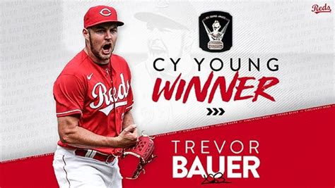 Cy Young Award Winner Trevor Bauer | Cincinnati Reds | Trevor bauer, Cy young, Cy young award