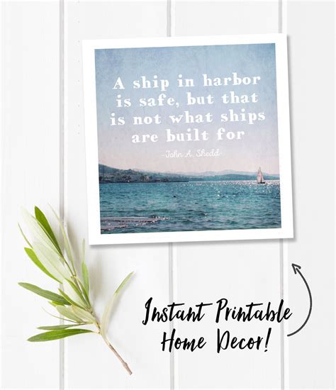 Nautical Quote Wall Decor Inspiring Wall Art Ocean Art Boat - Etsy