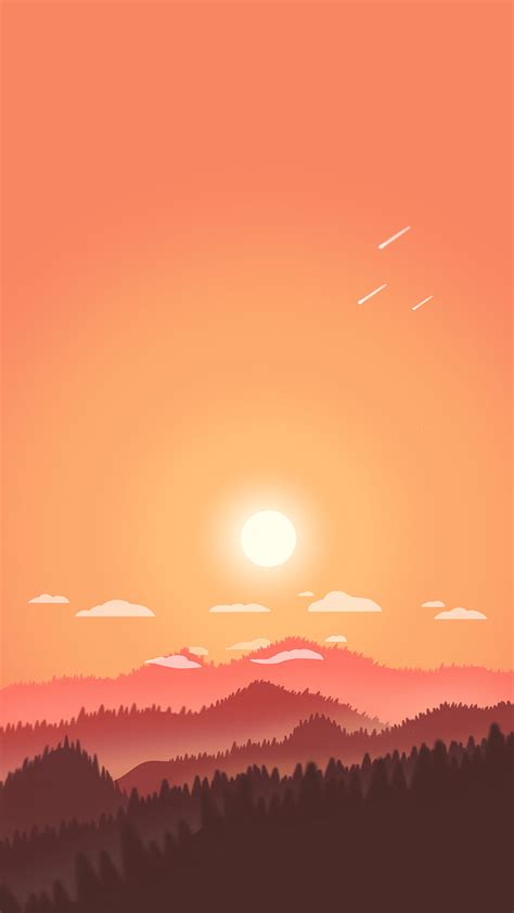 Animated Sunset Wallpaper