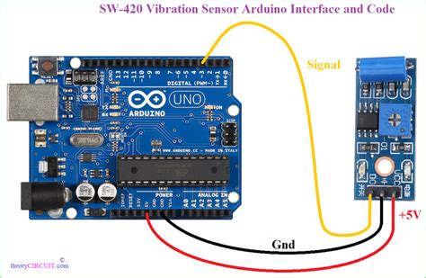 SW-420 Vibration Sensor Arduino Interface