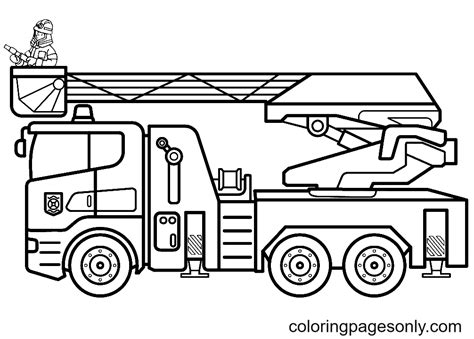 Paw Patrol Fire Truck Coloring Page | atelier-yuwa.ciao.jp