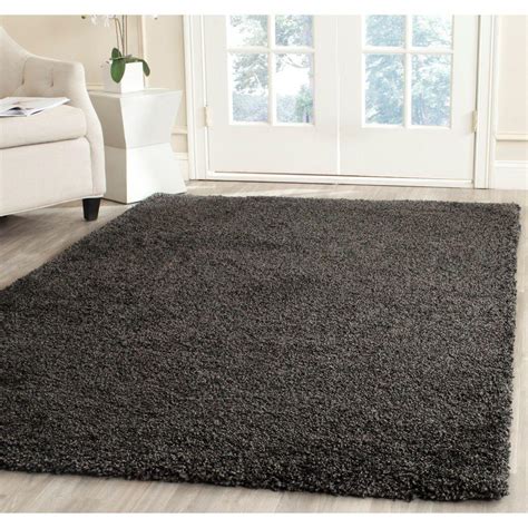 Safavieh Milan Shag Dark Gray 5 ft. 1 in. x 8 ft. Area Rug-SG180-8484-5 ...