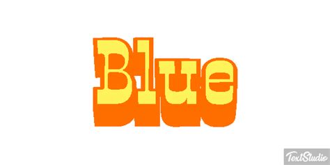 Blue Word Animated GIF Logo Designs