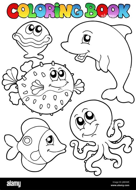 colour, animal, animals, fish, paint, painted, colouring, book, laugh, laughs Stock Photo - Alamy